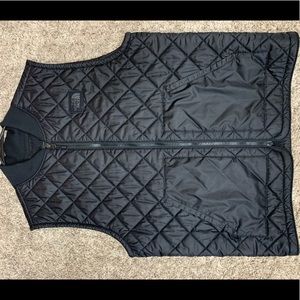 North Face insulated, quilted vest size large